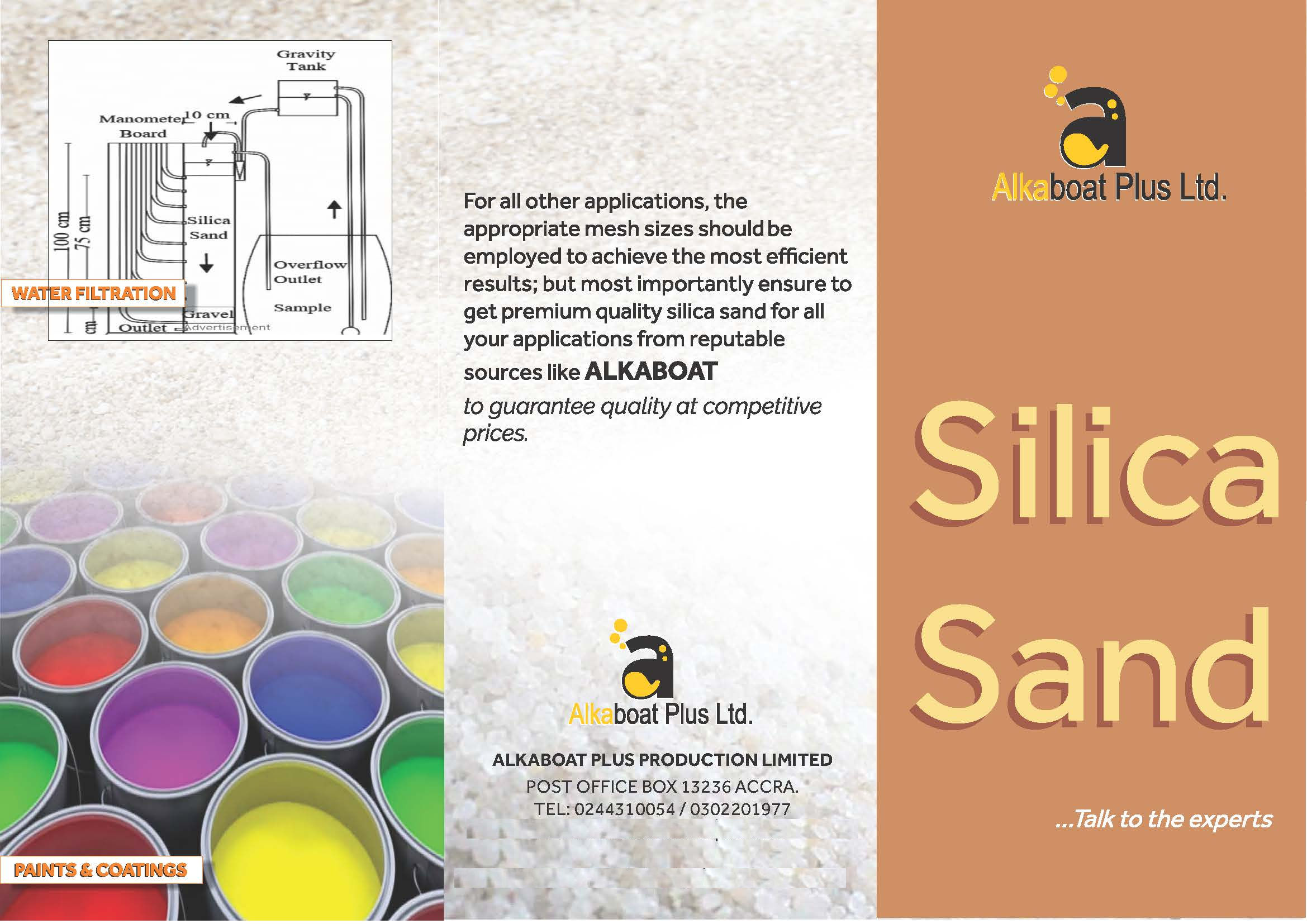 Silica Sand Contact in Ghana